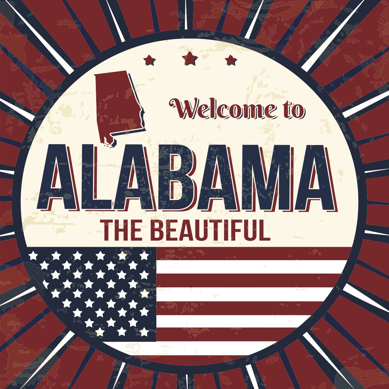 Alabama The Beautiful Logo