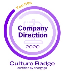 Company Direction Culture Badge 2020