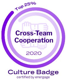 Cross Team Cooperation Culture Badge