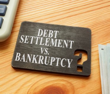 Black Plate With Debt Settlement Vs Bankruptcy Question.