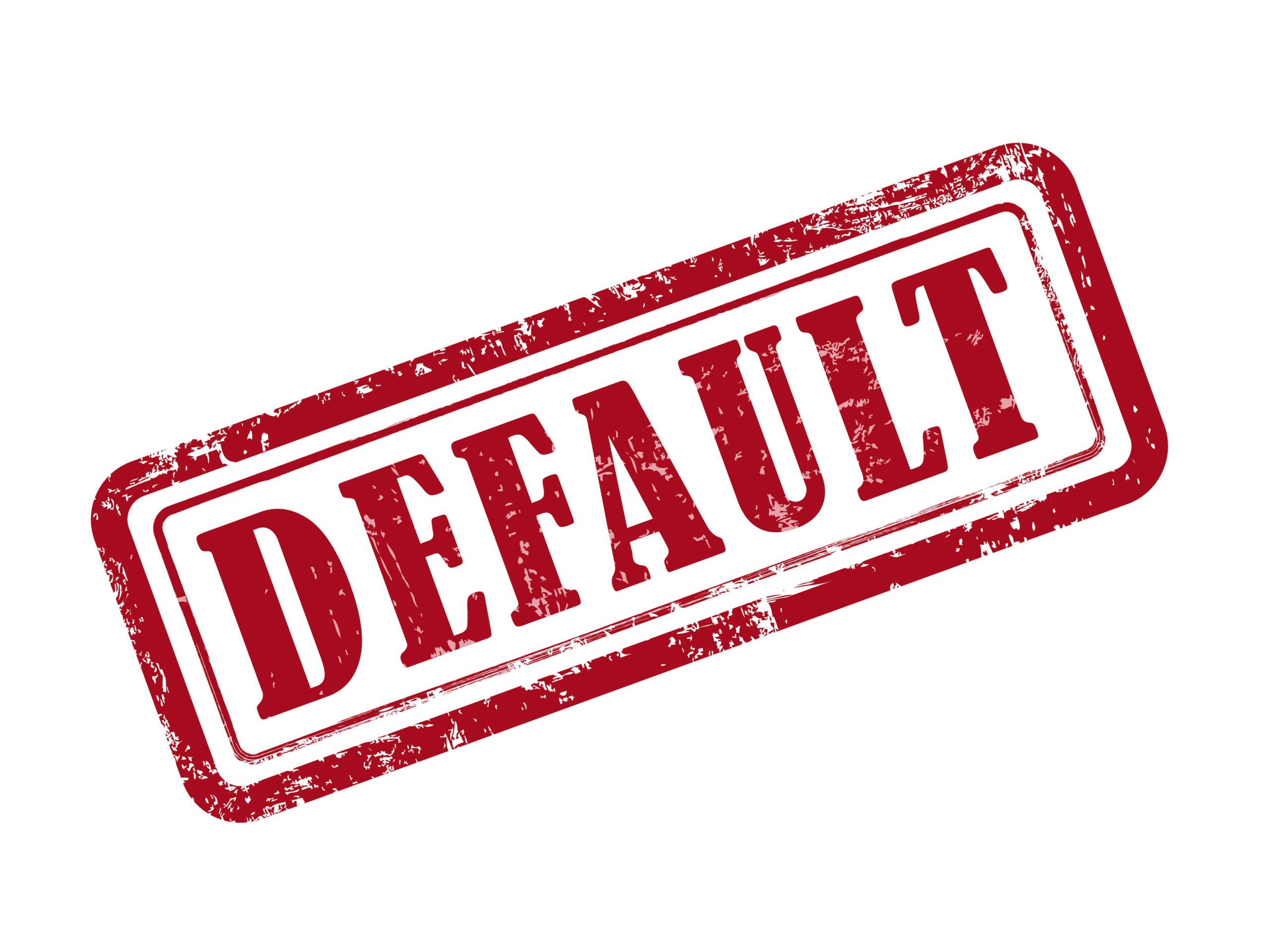 What does default mean?
